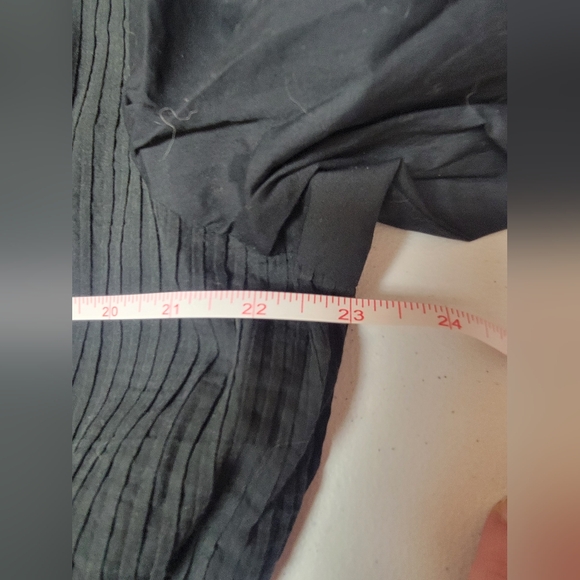 #66 Chico's Black Light Jacket with Zipper Closure Size 3 (16) - Picture 4 of 5